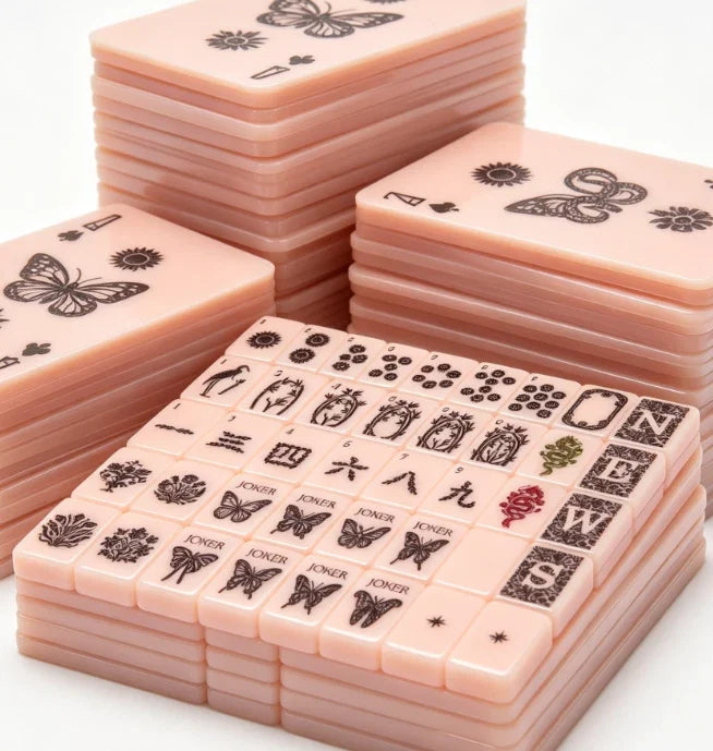 Petal & Loom Peony Mahjong Tile Set Free Shipping