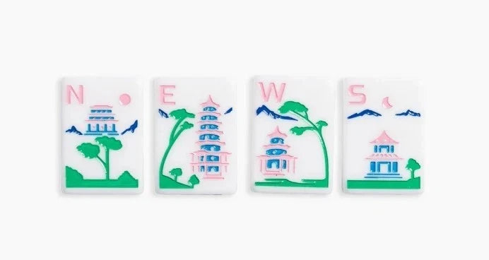 Blossom Mahjong Tiles Set Free Shipping