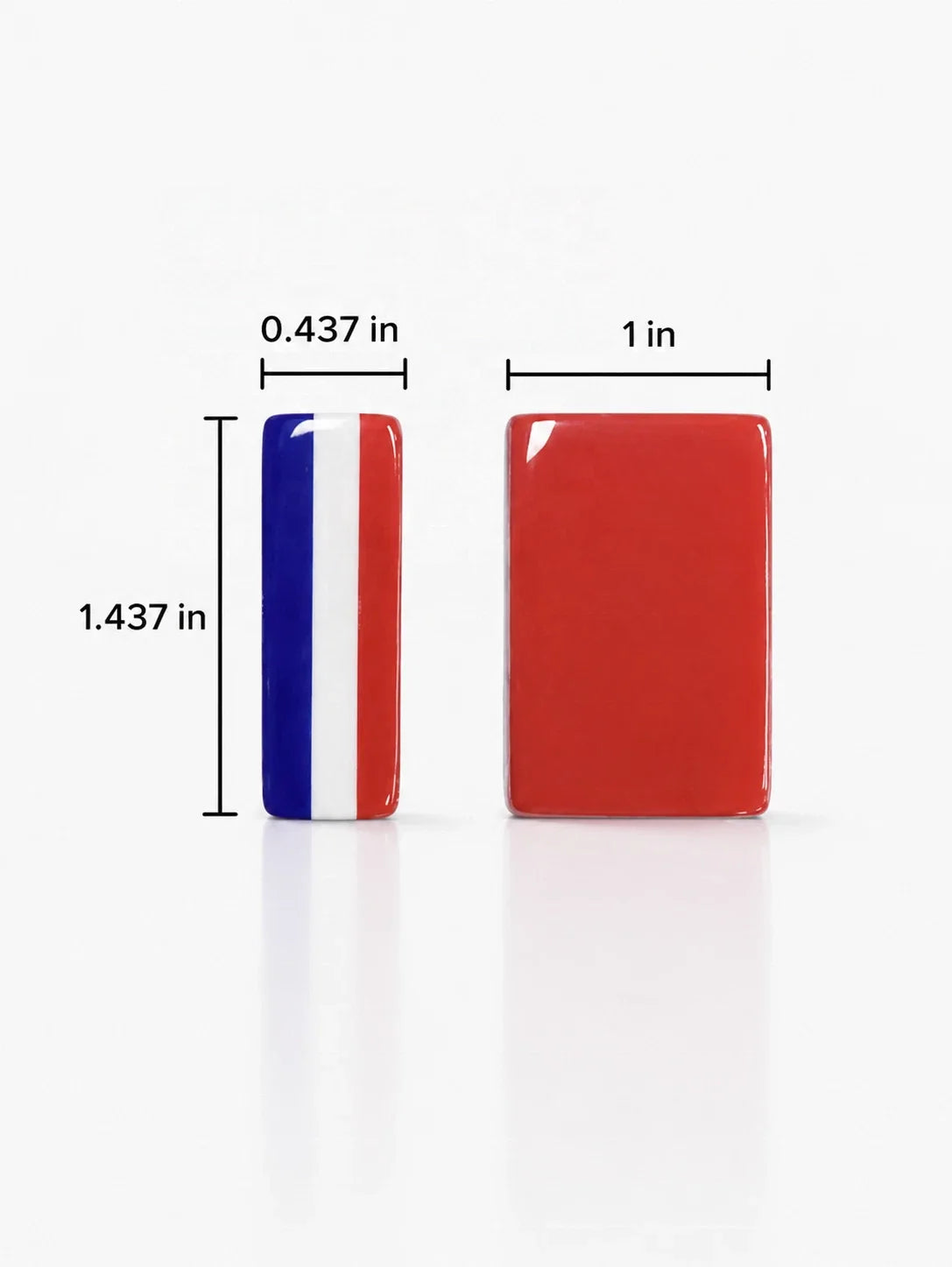 American Mahjong Tiles, Premium Acrylic Tiles with USA Flag