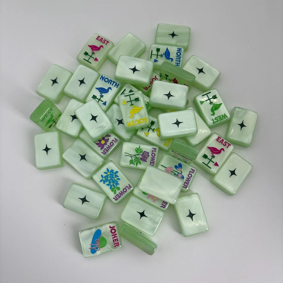 Garden Glow New American Mahjong Set Free Shipping