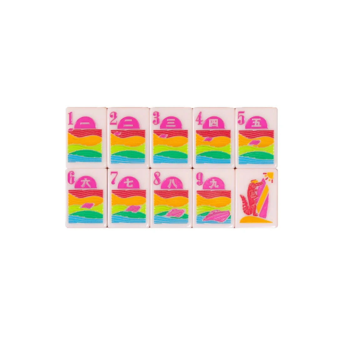 Colorful Florida Series Mahjong set American Mahjong set Free Shipping