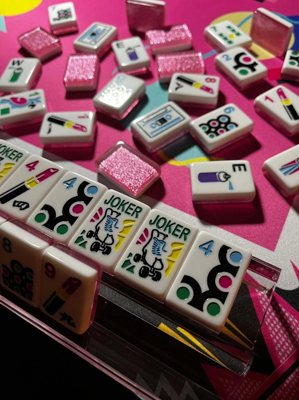 I Love the 80s Mahjong Set American Mahjong Set Free shipping