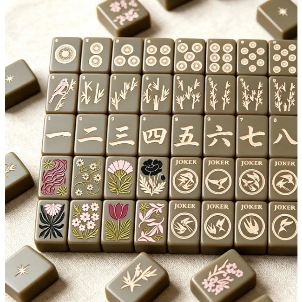 Luxury Heritage Green Mahjong Set Free shipping