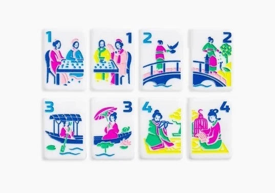 Blossom Mahjong Tiles Set Free Shipping