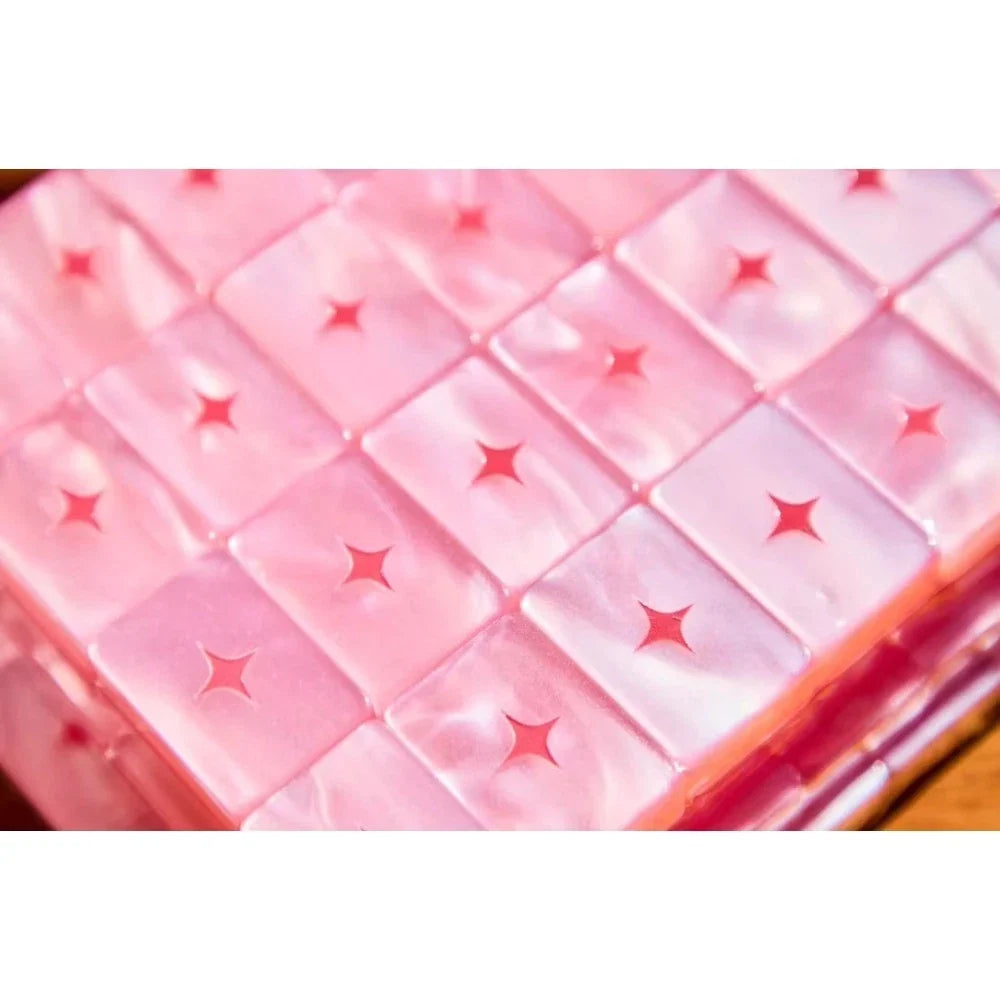 Pop Diva Themed Cotton Candy Pink Pearl Color American Mahjong Tiles FREE SHIP