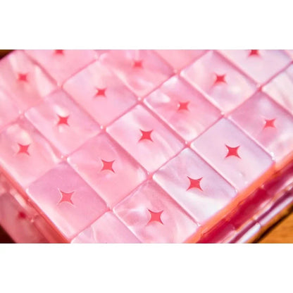 Pop Diva Themed Cotton Candy Pink Pearl Color American Mahjong Tiles FREE SHIP