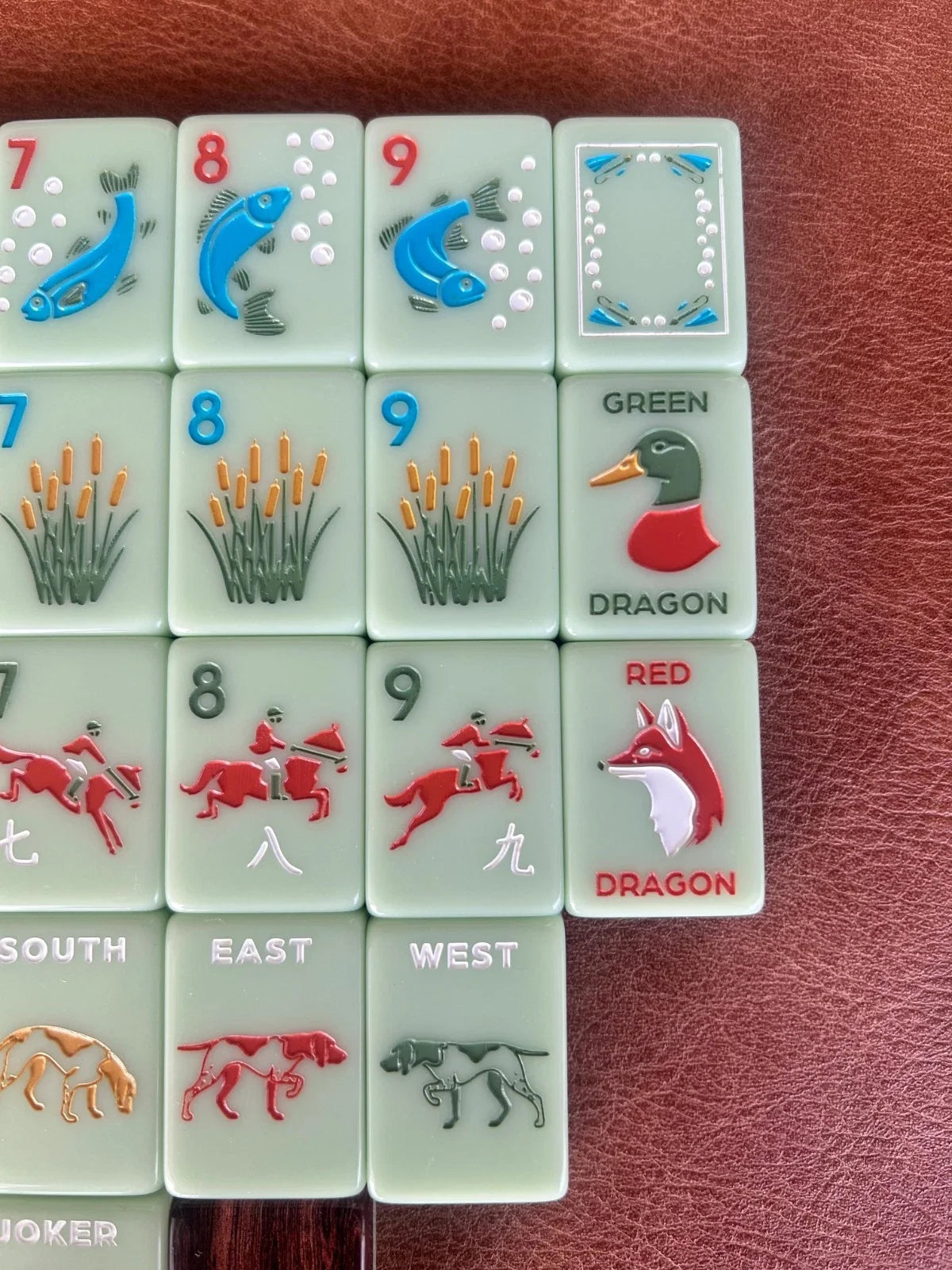 The Hunt Club Edtion Mahjong Set Free Shipping