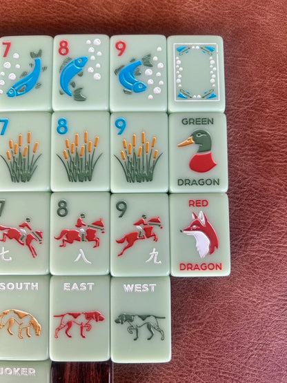 The Hunt Club Edtion Mahjong Set Free Shipping