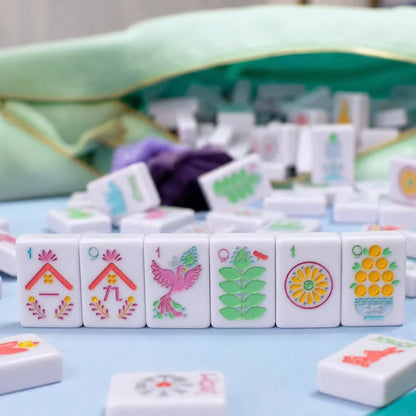 Scandinavian Folk Art mahjong Set Free Shipping