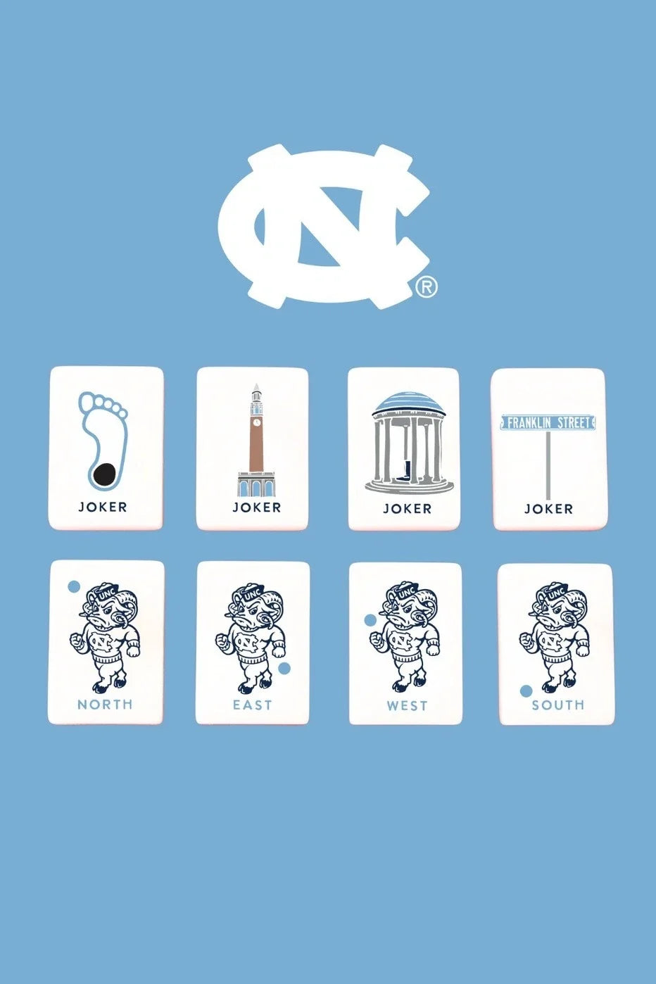 University of North Carolina Mahjong Tiles Free Ship