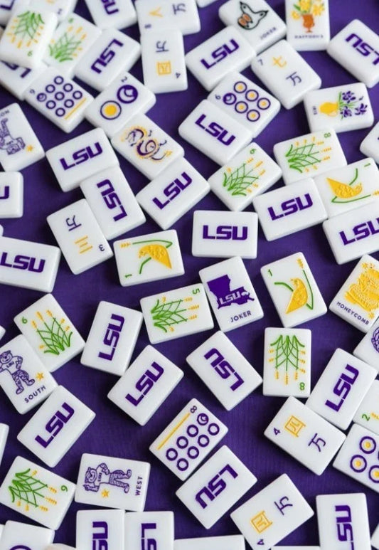 Louisiana State University Mahjong Tiles Free Shipping