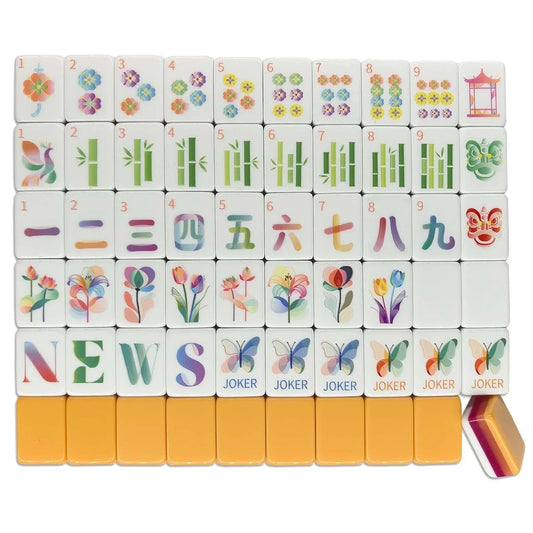 American Mahjong Gradient Design Set 160 Acrylic160 Tiles Free Shipping