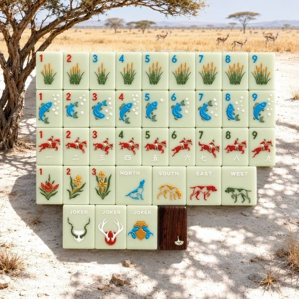 The Hunt Club Edtion Mahjong Set Free Shipping