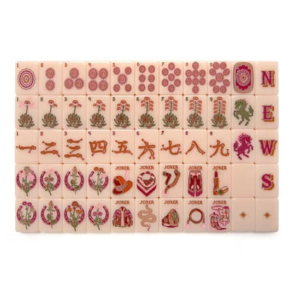 Wild Mare Desert Rose Mahjong Tile Set Free shipping