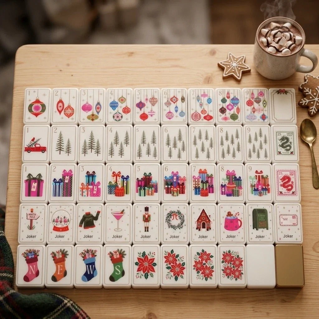 Dear Santa Mahjong Tile Set Free Shipping