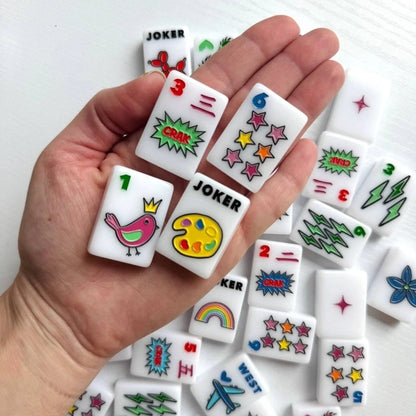 American Corey Paige Color Crush colorful Themed Mahjong Set Free Shipping