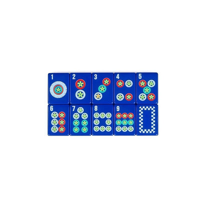 Blue Motor City Themed Series Mahjong Tiles Free Shipping