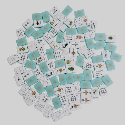 Salty Tiles Mahjong coastal themed American Mahjong set Free Shipping