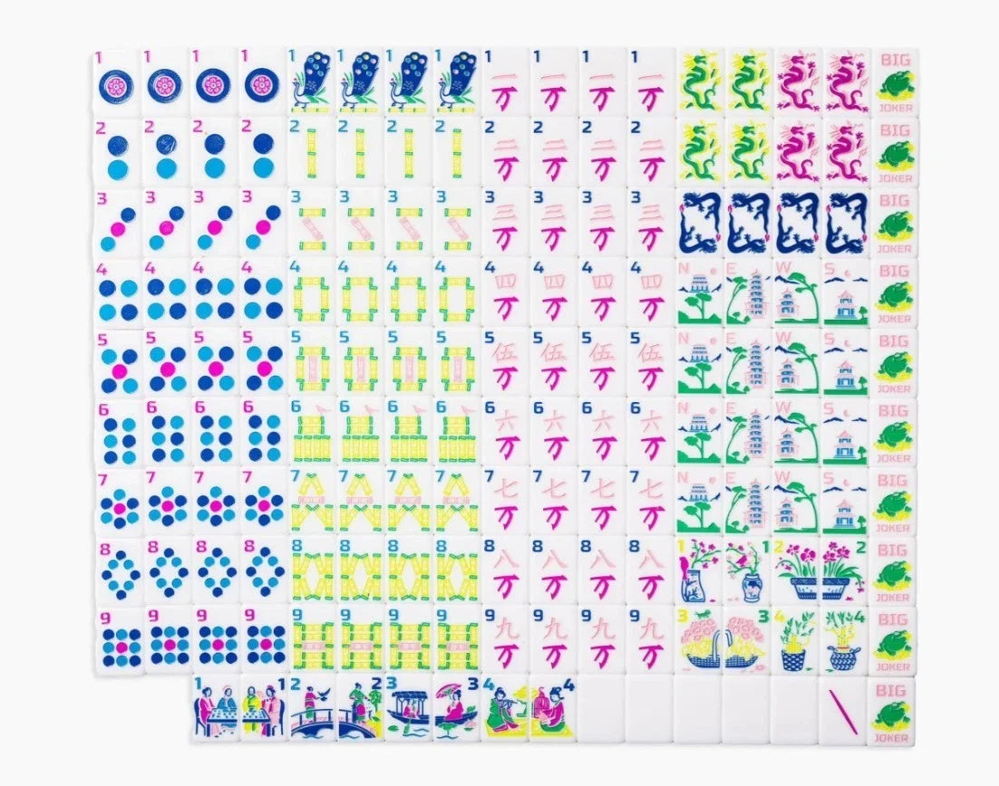 Blossom Mahjong Tiles Set Free Shipping