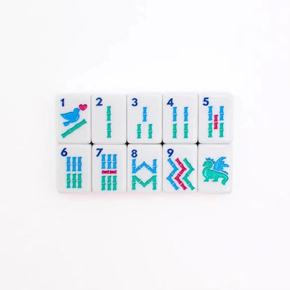 Mini Travel Themed American Mahjong Tiles Set