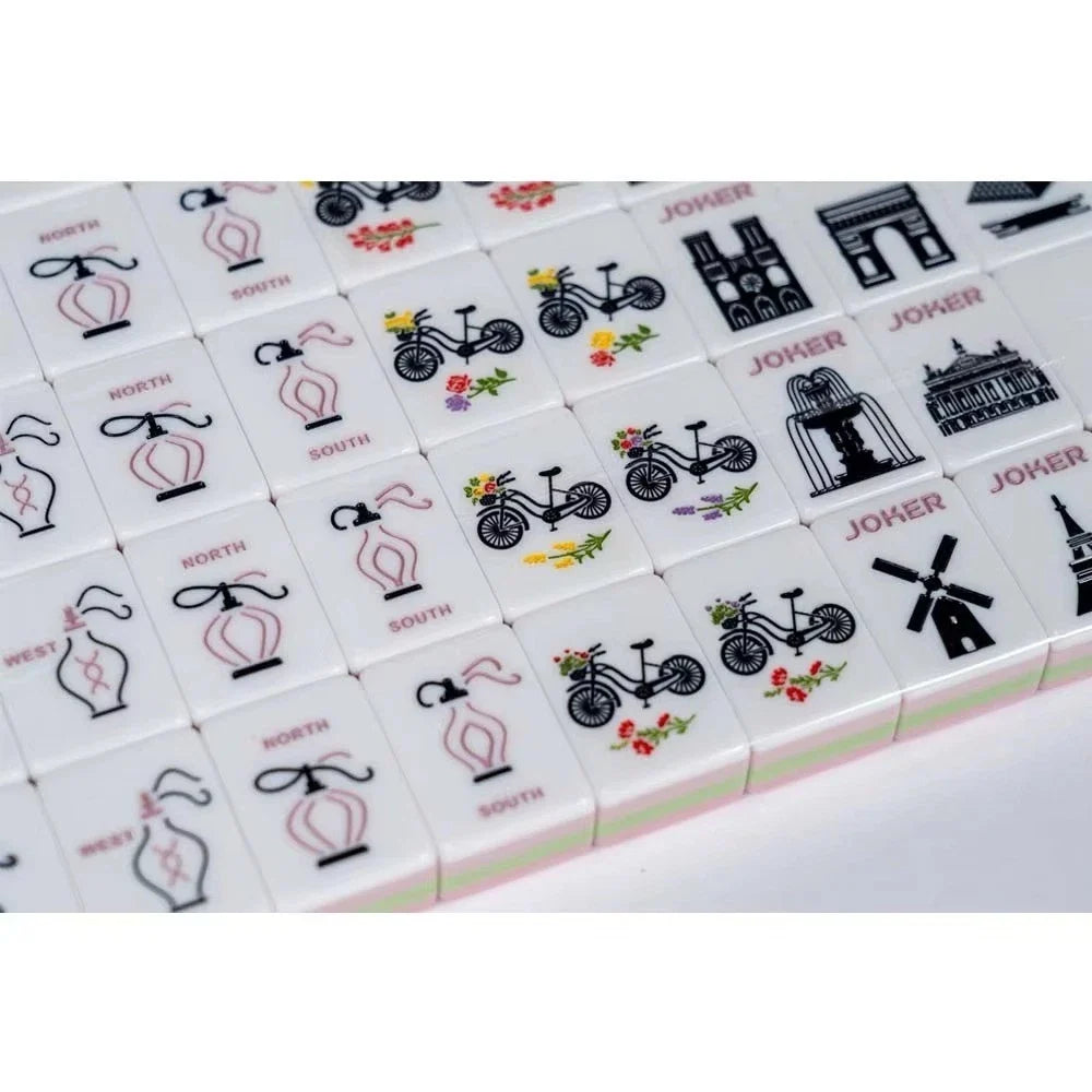 Ooh La La Tiles mahjong American Macaron Pattern Mahjong tiles Set 160 tiles