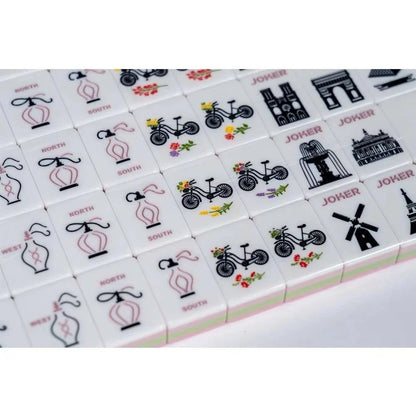 Ooh La La Tiles mahjong American Macaron Pattern Mahjong tiles Set 160 tiles