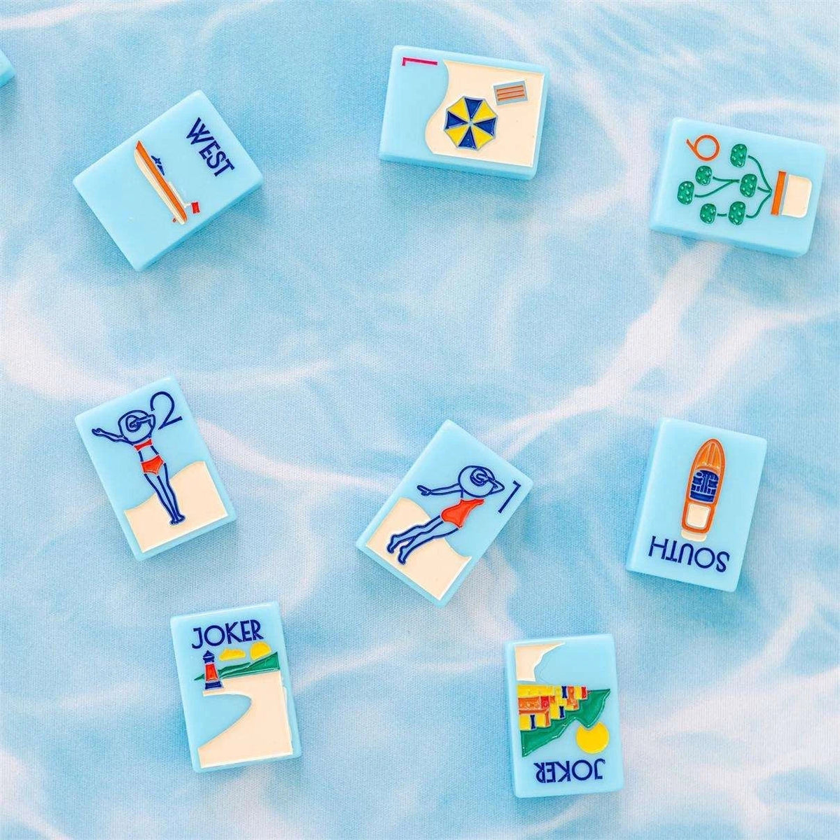 Riviera Jet Set American Mahjong Set Free Shipping (Tiles only)
