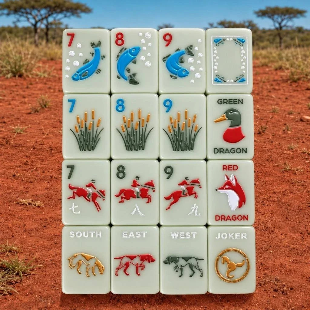 The Hunt Club Edtion Mahjong Set Free Shipping