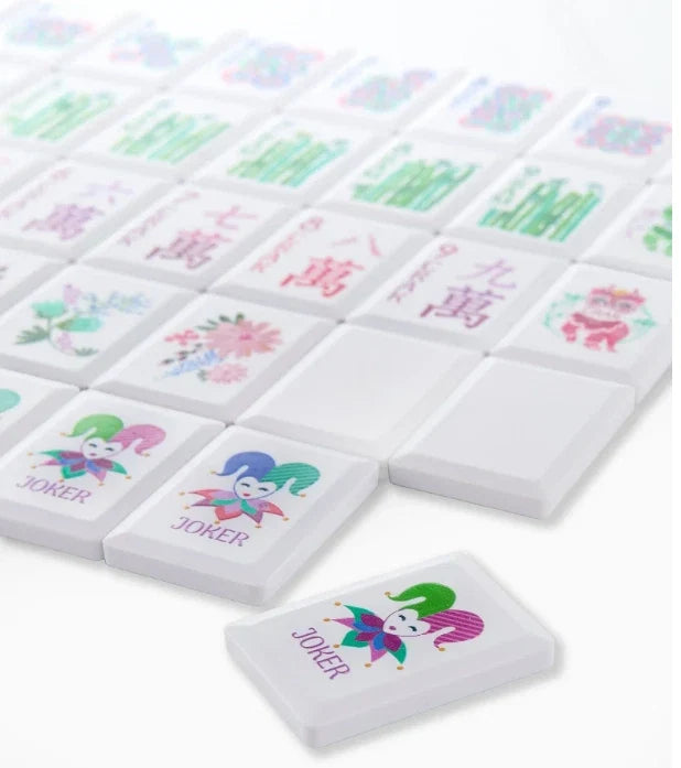 Modern Garden Debutante Mahjong Tile Set Free Shipping