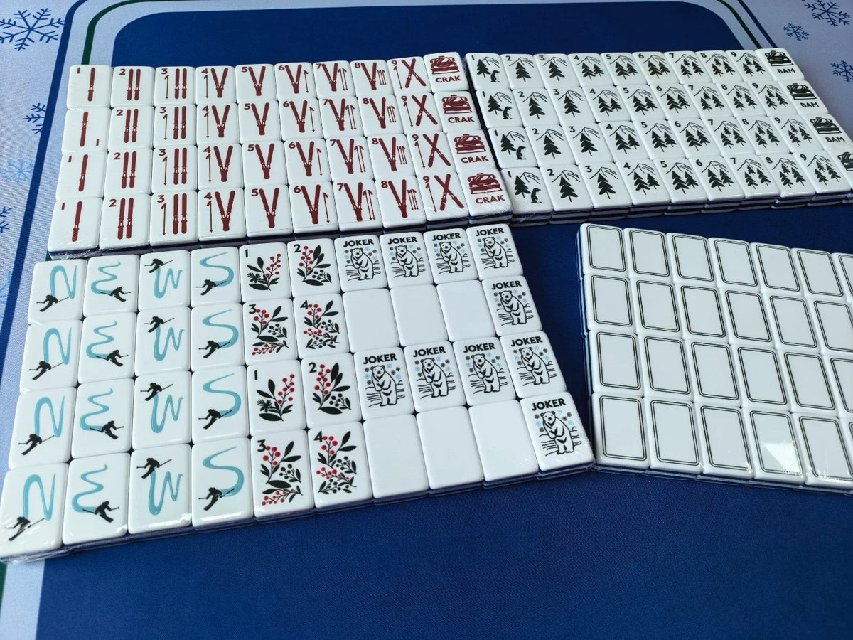 Let It Snow American Mahjoing Set Free shipping