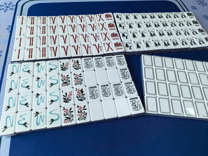 Let It Snow American Mahjoing Set Free shipping