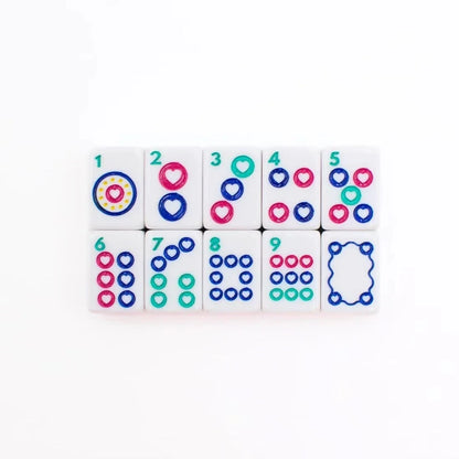 Mini Travel Themed American Mahjong Tiles Set
