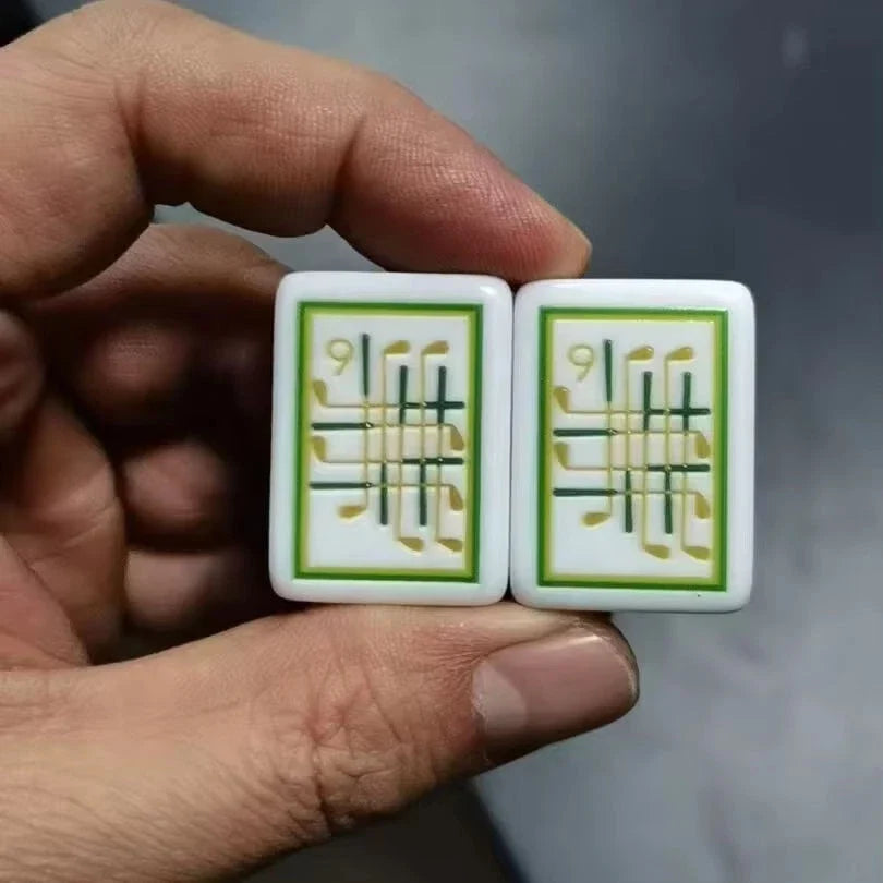 Luxury Four Layer Acrylic American Mahjong Golf Theme 160 tiles free ship
