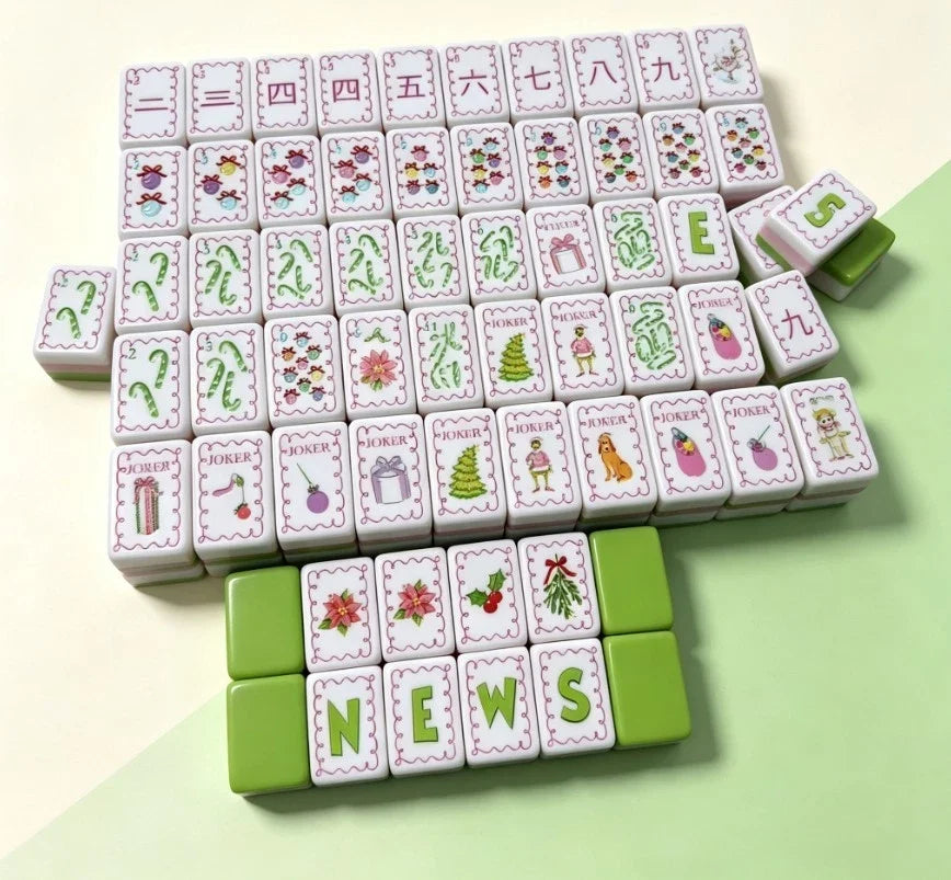 MERRY-ISH TILE SET Luxury American Mahjong Tiles Free Shipping (Tiles only)