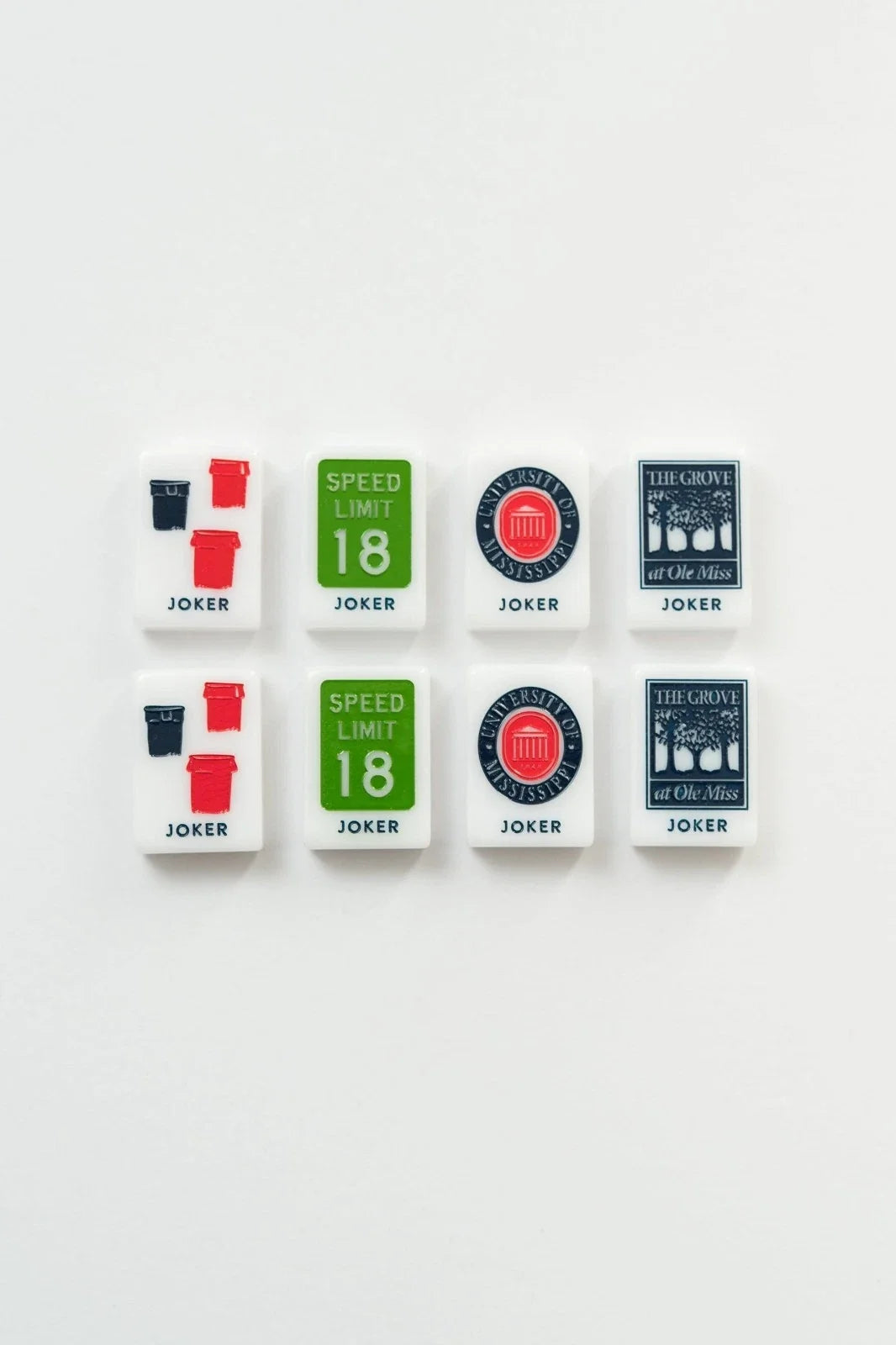 Ole Miss University of Mississippi Mahjong Tiles Free Shipping