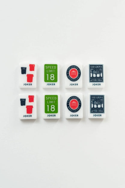 Ole Miss University of Mississippi Mahjong Tiles Free Shipping
