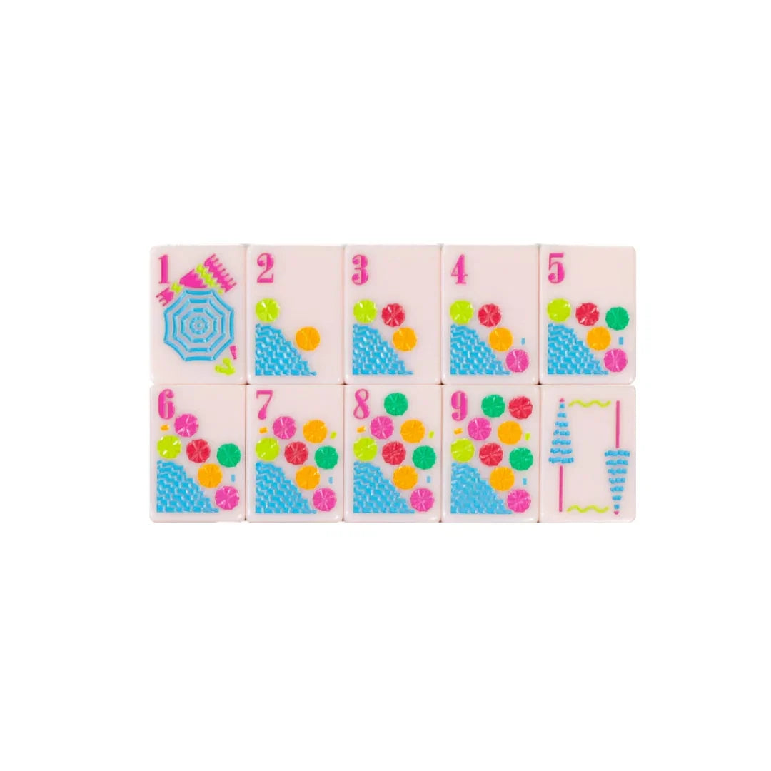 Colorful Florida Series Mahjong set American Mahjong set Free Shipping