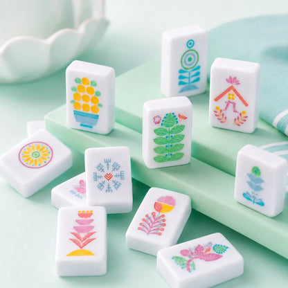Scandinavian Folk Art mahjong Set Free Shipping