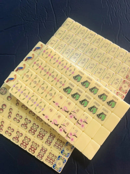 Ivory Stripes American Mahjong Tiles Set Free Shipping