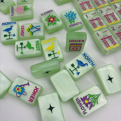 Garden Glow New American Mahjong Set Free Shipping