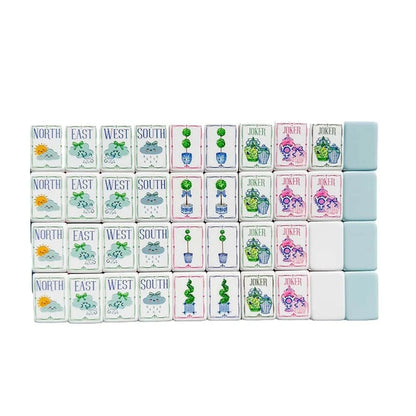 Premium Pastel Color 4-Layer American Mahjong Set Free Shipping (Tiles only)