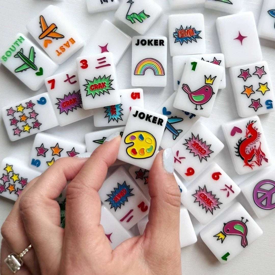 American Corey Paige Color Crush colorful Themed Mahjong Set Free Shipping