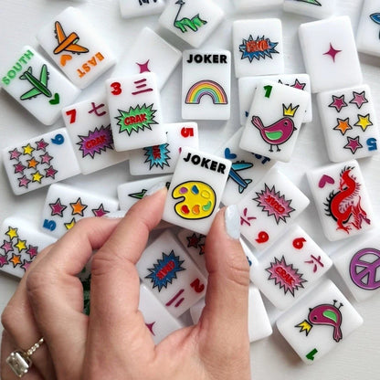 American Corey Paige Color Crush colorful Themed Mahjong Set Free Shipping