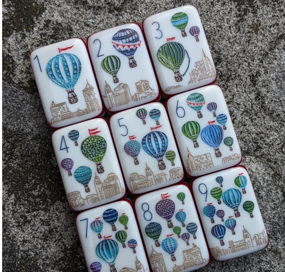 Walk With Me Limited Edition Mahjong 160 tiles 7Layers American Mahjong with BAG