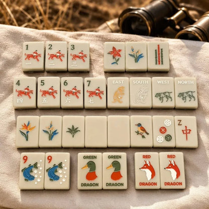 The Hunt Club Edtion Mahjong Set Free Shipping
