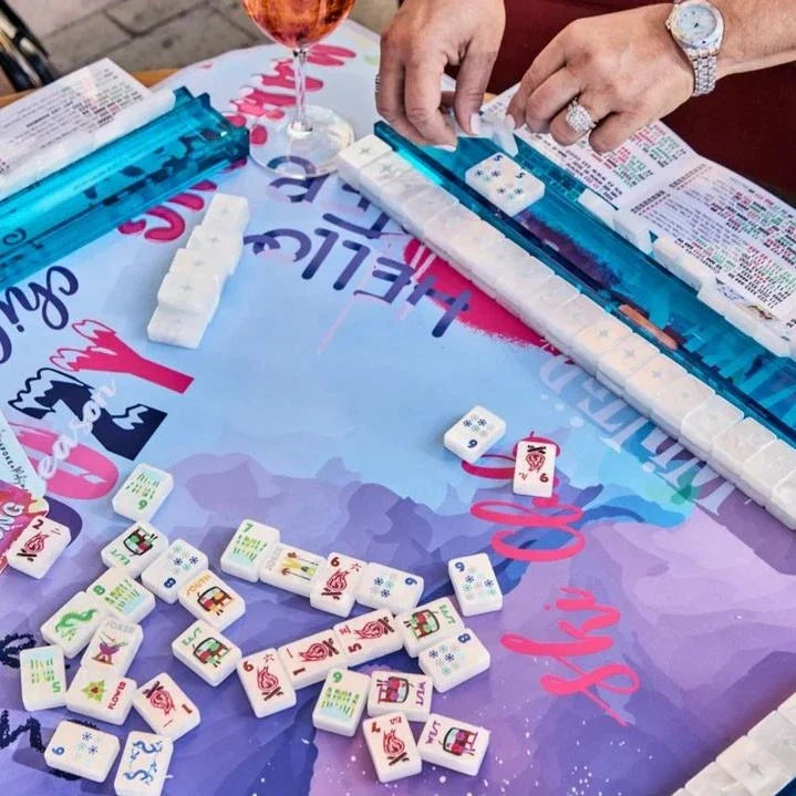 Mountain Lodge American Mahjong Tiles, 160 Winter Theme Set (Tiles only)
