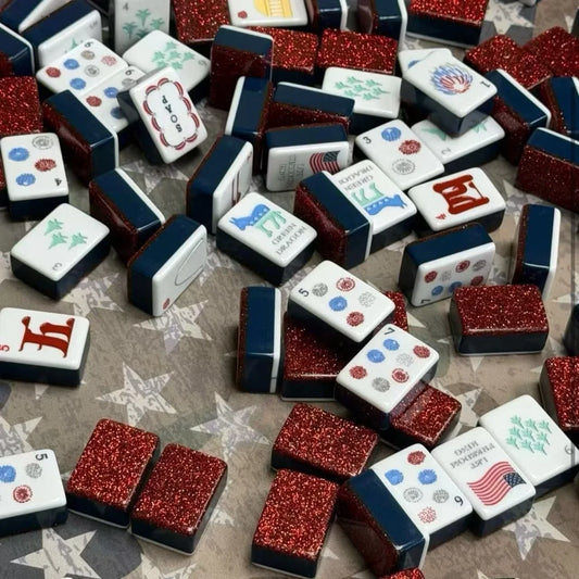 Let Freedom Ring mahjong tiles Set Free Shipping