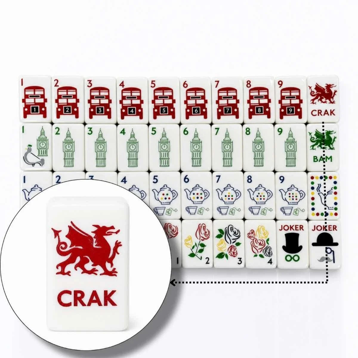 London Calling American Mahjong Set Free shipping