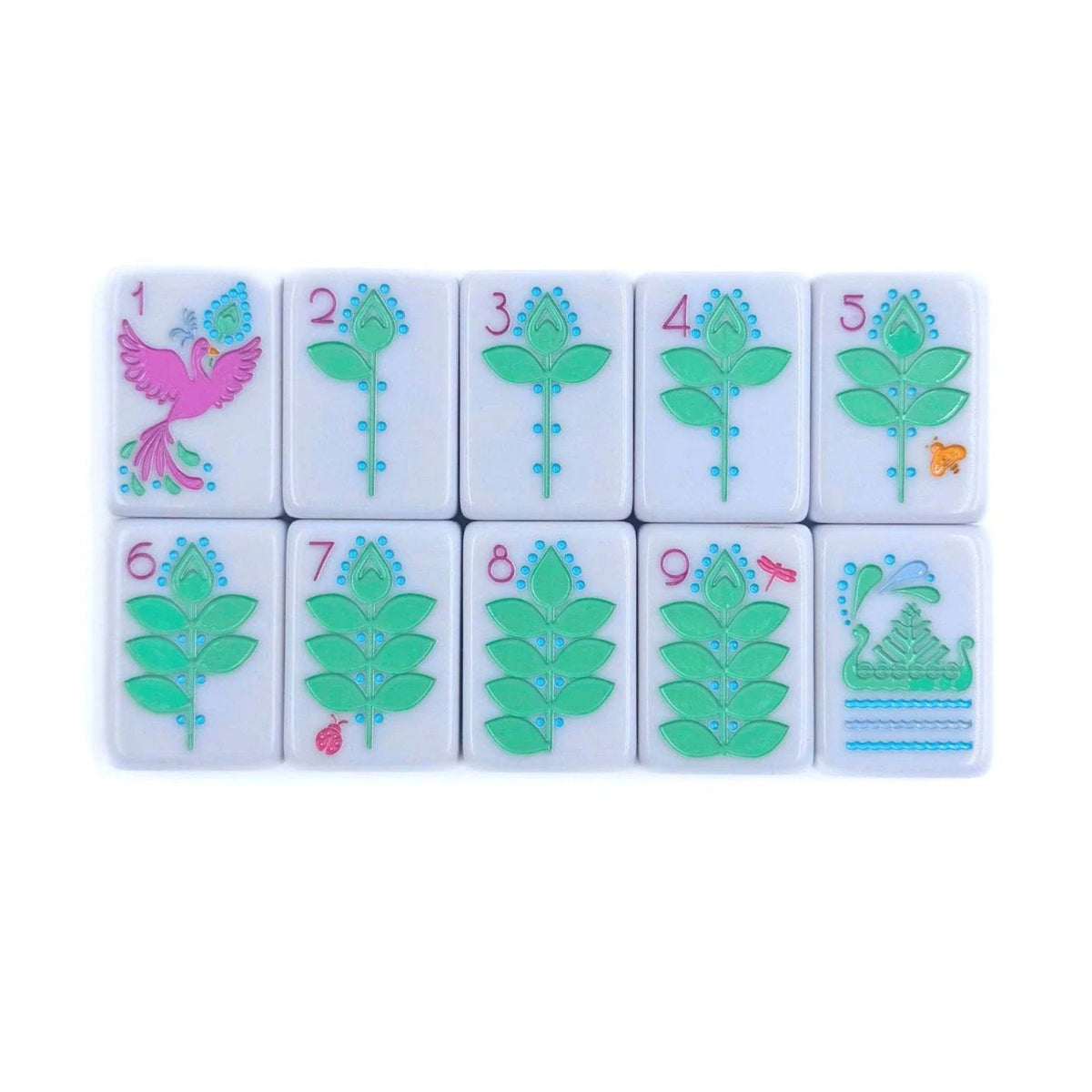 Scandinavian Folk Art mahjong Set Free Shipping