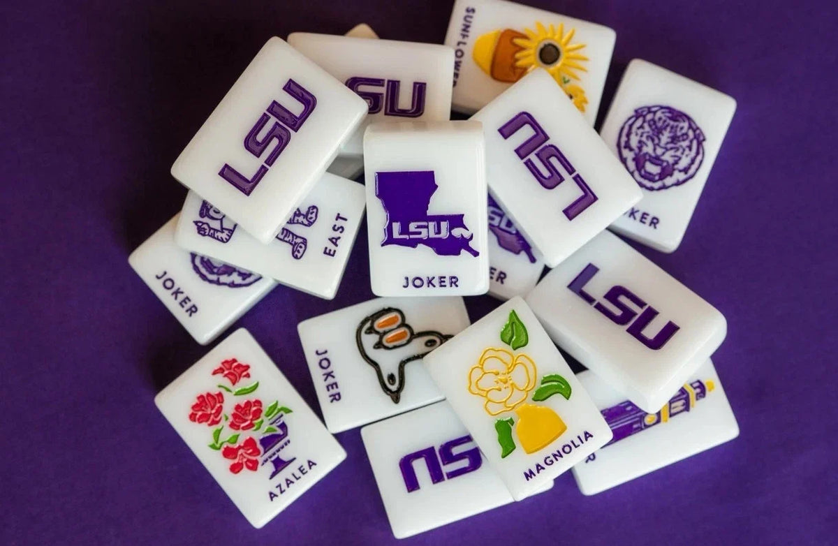 Louisiana State University Mahjong Tiles Free Shipping